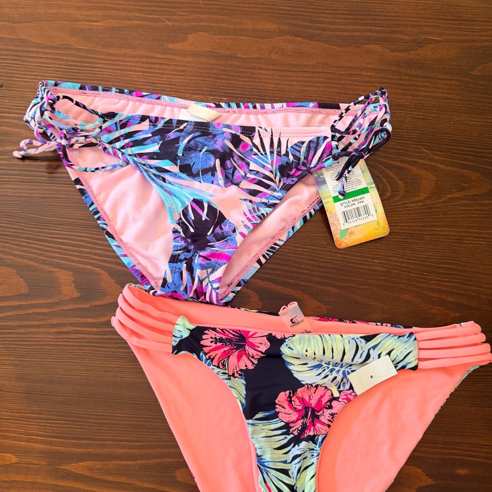 Floral Bikini Bottoms-2 for the price of 1
